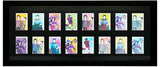 Cornice Esposizione Trading Card Nera 16 Posti