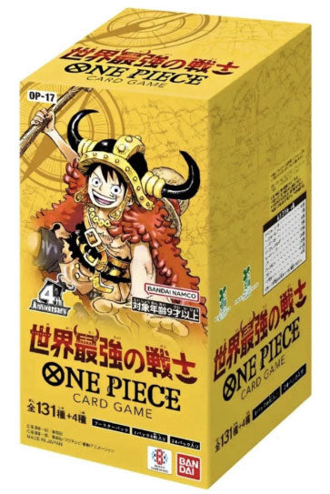 One Piece JPN World's Strongest Warriors OP-17 Box 24 Buste