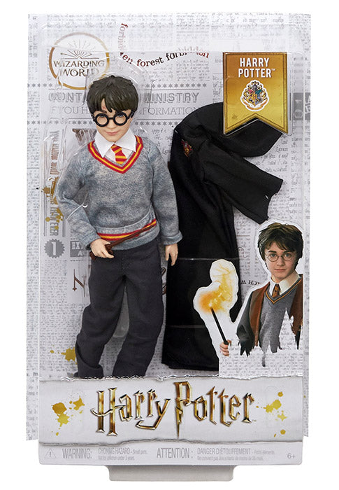 Harry Potter: Harry con Uniforme di Hogwarts e Bacchetta