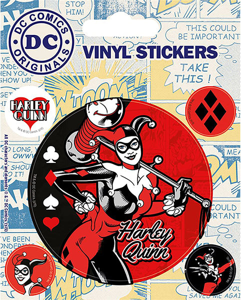 Adesivi Harley Quinn Retro