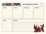 Planner A4 da Scrivania La Casa di Carta