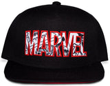 Cap Marvel Logo Rosso Nero