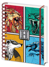 Taccuino A5 Harry Potter Hogwarts Houses