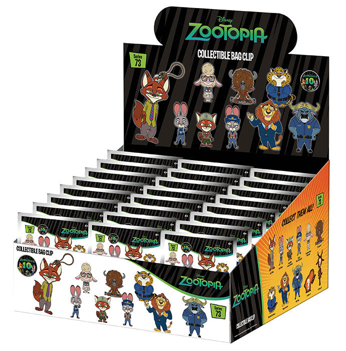 Portachiavi Clip 3D Zootropolis Serie 73 Display 24pz