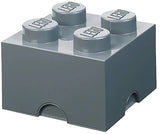 Contenitore LEGO Brick 4 Grigio Scuro