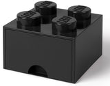 Contenitore LEGO Brick 4 Cassetto Nero