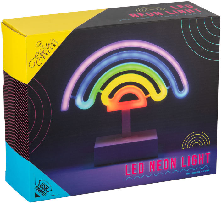 Paladone Lampada Neon Rainbow