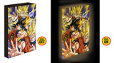 Quadro Retroilluminato Dragon Ball Z Goku Super Saiyan