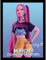 Quadro KPop Demon Hunters Collector Print Mira