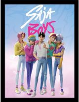 Quadro KPop Demon Hunters Collector Print Saja Boys