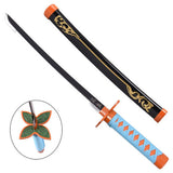 Katana Mini Bamboo Non Affilata Demon Slayer Shinobu Nera