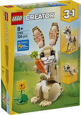 31162 Creator 3 in 1 Adorabile Coniglio