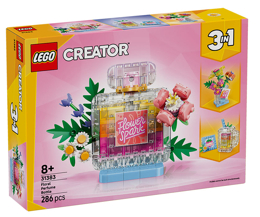 31383 Creator Boccetta di Profumo con Decorazione Floreale