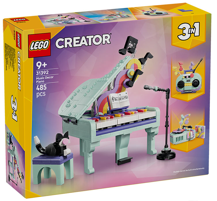 31392 Creator Pianoforte Decorativo con Gatto