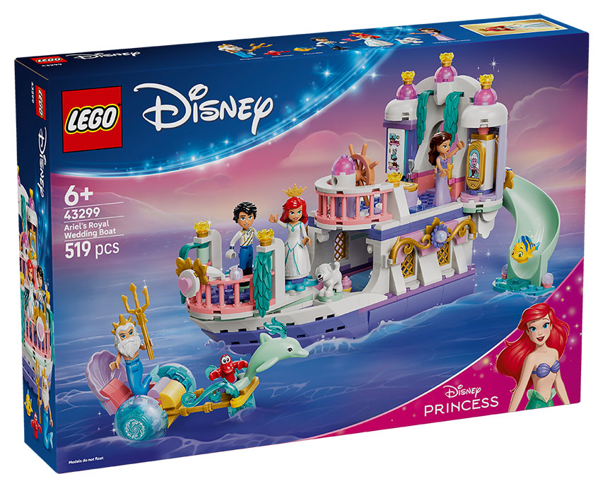 43299 Disney Princess La barca nuziale di Ariel
