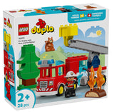 10473 Duplo Town Autopompa con Manichetta e Pompiere