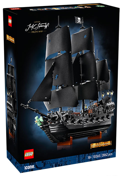 10356 Icons Nave pirata del Capitano Jack Sparrow RARE