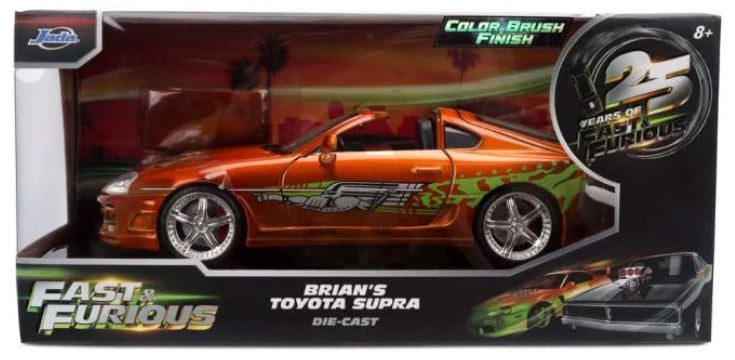 JADA Fast & Furious 25th Brian Toyota Supra Scala 1:24