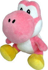 Peluche Super Mario Bros 17cm Yoshi Rosa