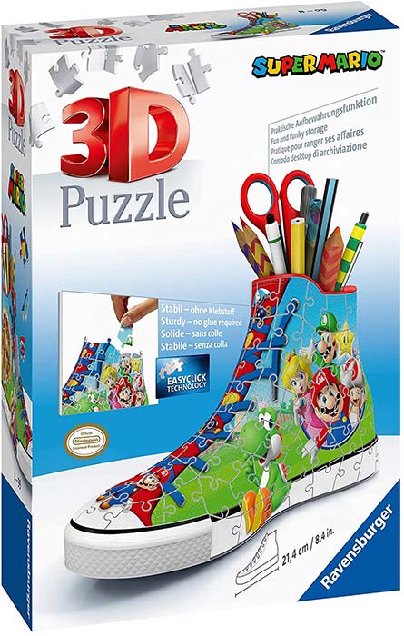 Puzzle 3D 108pz Sneaker Super Mario