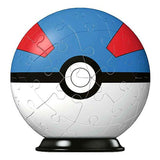 Puzzle 3D 54pz Pokemon Poke Ball Blu