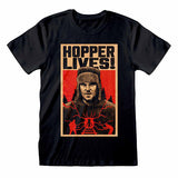 T-Shirt Stranger Things Hopper Lives S4 XXL